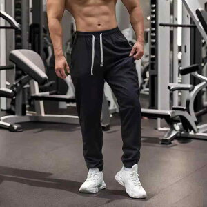スポーツパンツ メンズ 男性用 速乾 トレーニングパンツ 薄手 伸縮性 ジョガーパンツ アウトドア ランニングパンツ ズボン 春夏 秋冬 ブラック グレー ブルー