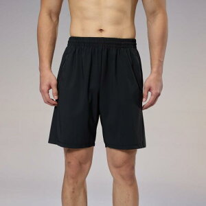 ハーフパンツ メンズ 男性用 ランニングパンツ スポーツウェア トレーニングウェア 陸上競技 マラソン 吸湿速乾 ポリエステル ブラック