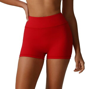 ヨガパンツ レディース 高機能 ショートパンツ スパッツ レギンス スポーツ トレーニング ウェア 高腰 伸縮性 吸湿速乾 ブラック レッド ブルー カーキ(x2)