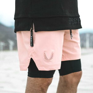 ハーフパンツ メンズ 男性用 バスケットボール トレーニングパンツ スポーツウェア ランニング フィットネス 短パン 伸縮性 吸湿速乾 ブラック ピンク系