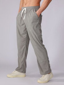 パンツ メンズ 男性用 コーデュロイ ロングパンツ 薄手 ズボン リラックスパンツ ルームウェア 部屋着 アウトドア スポーツ 運動 伸縮性 通気性 ブラック グレー ベージュ ブラウン 春夏