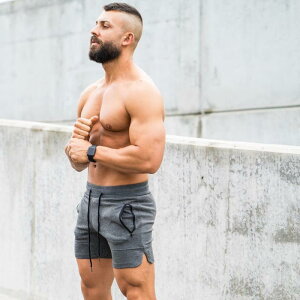 ハーフパンツ メンズ 男性用 スポーツ トレーニング 吸汗速乾 通気性 5分丈 直筒 ズボン ルームウェア 普段使い 赤 緑 カーキ 黒 紺 迷彩 グレー