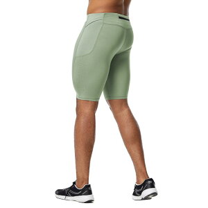 パンツ メンズ 男性用 五分丈 スポーツタイツ トレーニング ランニング 吸湿速乾 伸縮性 ストレッチ ポケット付き 岩灰 黒 浅緑 鉄灰 霧青 春夏(x2)