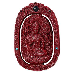 ネックレス レディース メンズ 紫金砂 虎 千手観音 虚空蔵菩薩 文殊菩薩 普賢菩薩 勢至菩薩 不動明王 阿弥陀如来 大日如来 守護神 お守り ペンダント コットンコード ビーズチェーン