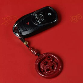 ネックレス レディース メンズ 干支 彫刻 紫金砂 平安守 ペンダント お守り ネックレス 縁起物 ラッキーアイテム アクセサリー