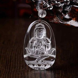 ネックレス レディース メンズ 水晶 干支 十二支 守り本尊 ペンダント お守り アクセサリー 丑 寅 卯 辰 巳 午 未 申 酉 戌 亥 阿弥陀如来