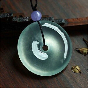 ネックレス レディース メンズ 翡翠 ヒスイ 平安扣 ペンダント 翡翠 ジェダイト 縁起物 お守り 翡翠ネックレス アクセサリー ギフト プレゼント