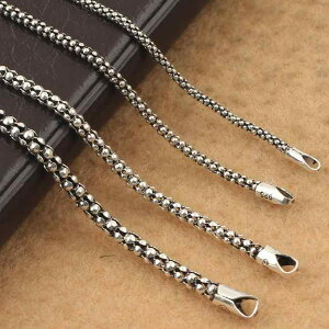 lbNX Y S925 Vo[ ANZT[ Vo[925 ֍`F[ 20mm 45cm ⃁bL P a y_ggbv J[gD[ V Â