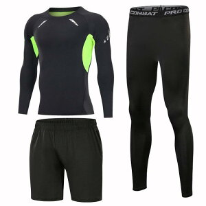 スポーツウェア メンズ 上下セット 長袖 スポーツタイツ 高弾性 吸湿速乾 トレーニングウェア ランニングウェア バスケットボール 薄手 秋冬 ポリエステル ブラック系