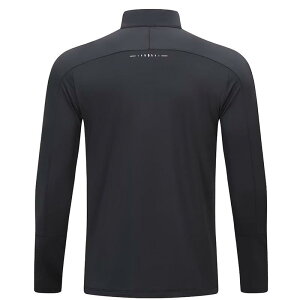 Tシャツ メンズ 男性用 裏起毛 長袖 スポーツウェア ハーフジップ ランニング トレーニングウェア カジュアル 秋冬 ポリエステル 普段使い 部屋着(x2)