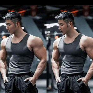 タンクトップ メンズ 男性用 ランニング 吸汗速乾 ストレッチ トレーニング スポーツウェア ノースリーブ 伸縮性 普段使い 部屋着 ブラック ホワイト グレー カーキ