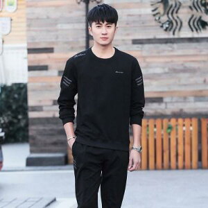 スウェット メンズ ジャージ セットアップ 男性用 長袖 スポーツウェア 上下セット 運動着 部屋着 春秋 ポリエステル 無地 刺繍 グレー ブラック ネイビー ワインレッド 大きいサイズ