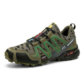 靴 メンズ 男性用 登山靴 アウトドアシューズ トレッキングシューズ ローカット 滑り止め 運動靴 平底 ゴム底 メッシュ 浅灰 深灰 緑 39 40 41 42 43 44 45 46 47