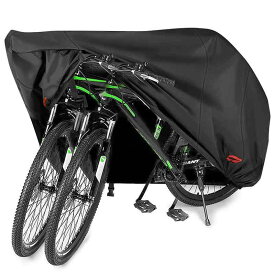 自転車カバー 防水 防塵 UVカット 車体カバー S M L XLサイズ サイクルカバー バイクカバー 日焼け止め 撥水加工 丈夫 破れにくい 全3色 ブラック シルバー