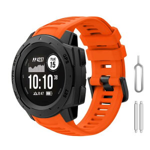 Haotop �o���h Compatible for Garmin Instinct 2/Instinct/Esports/Tide/Tactical�C�X�|�[�c�V���R�����X�g�o���h�����o���h