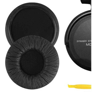 Geekria �C���[�p�b�h�݊��� �p�b�h �\�j�[ SONY MDR-V500DJ, MDR-V500, WH-CH520 �w�b�h�z���ɑΉ� �C���p�b�h/�C���[�N�b�V����/�C���[�J�b�v (���U�[���b�g/�u���b�N)