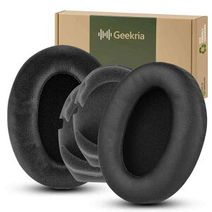 Geekria �����p �C���[�p�b�h �\�j�[ Sony WH-1000XM3 ���C�����X�w�b�h�z���Ή� �������t�H�[�� �C���[�N�b�V���� ���y�A�p�[�c (�u���b�N)