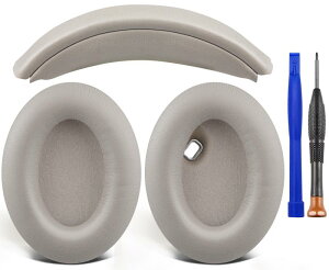 SOULWIT �C���[�p�b�h + �w�b�h�o���h �Z�b�g Sony WH-1000XM4 (WH1000XM4) Over-Ear �p �w�b�h�Z�b�g ���� �L�b�g �w�b�h�z�� �ւ� �p�b�h �򉻖h�~ �N�b�V���� DIY �w�b�h�X�g���b�v�p�b�h �C�� ���i