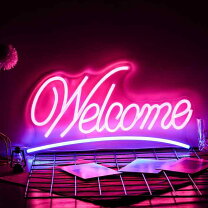 楽天市場】welcome ネオンサインの通販