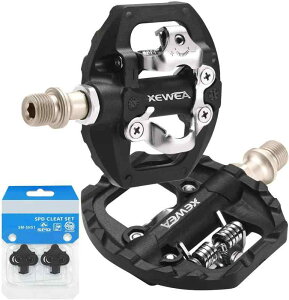 TacoBey MTB �o�C�N�y�_���f���A���v���b�g�t�H�[���� Shimano SPD �}�E���e�� �N���b�v���X�y�_���ƌ݊���������ABMX MTB �X�s���g���b�L���O�o�C�N�p�� 3 �V�[���x�A�����O����~�ߌy�ʃi�C��