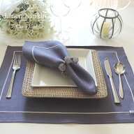 CLASSITE リネン テーブル ナプキン　Clarte　Line （45x45cm） カラー 麻 リネン100％ クラシック アン…