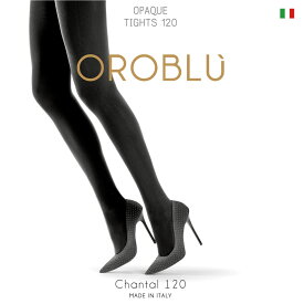 OROBLU （オロブル）Chantal（シャンタル） 120インポートタイツ120デニールマルチファイバーコットンガゼット解剖学的ソフトトップタイツ