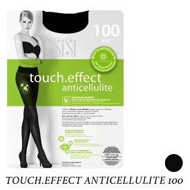 SiSi／シシSEAMLESSTOUCH.EFFECT ANTICELLULITE　100イタリアインポートタイツ100デニール2WAYストレッチシームレスアンチセルライト効果つま先スルータイプ