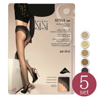 [5足セット]SISI／シシCORPINO RICAMATO　StyleSTYLE 20イタリアインポートストッキング20デニール2WAYス…