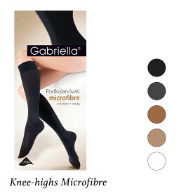 Gabriella／ガブリエラKnee-highs Microfibreニーハイ マイクロファイバー直輸入EU・インポート膝丈ストッキングEU 膝丈ストッキングつま先スルー・補強タイプ耐圧バンドライクラファイバー製2WAYストレッチフラットシーム