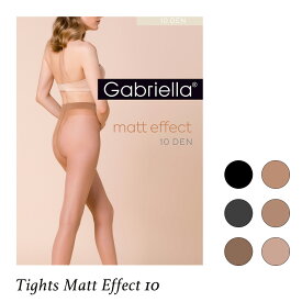 Gabriella／ガブリエラTights Matt Effect 10タイツ マット エフェクト 1010デニール直輸入EU・インポートストッキングEU ストッキングつま先スルー・補強タイプコットンマチ2WAYストレッチフラットシーム