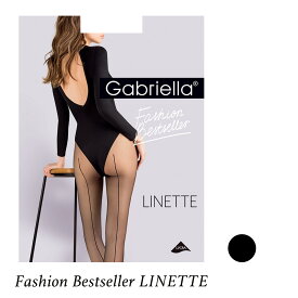 送料無料Gabriella／ガブリエラFashion Bestseller LINETTEファッション ベストセラー リネット直輸入EU・インポートストッキングバックシームつま先スルー・補強タイプオールスルーコットンマチフラットシーム