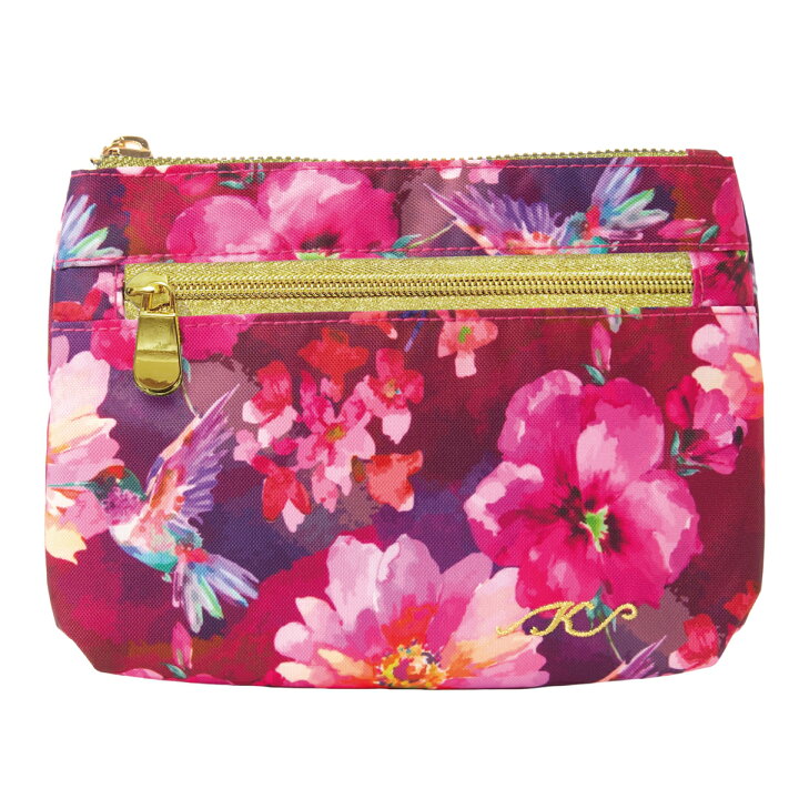 楽天市場 送料無料 花柄シリーズ ティッシュケース 化粧ポーチ 小物入れ ポーチ アクセケース アクセサリー アクセサリーポーチ メイクポーチ コスメ ポーチ 小物入れ おしゃれ かわいい コンパクト ピンク ティッシュ 持ち歩き 海外のおしゃれ雑貨 Link 2 Japan