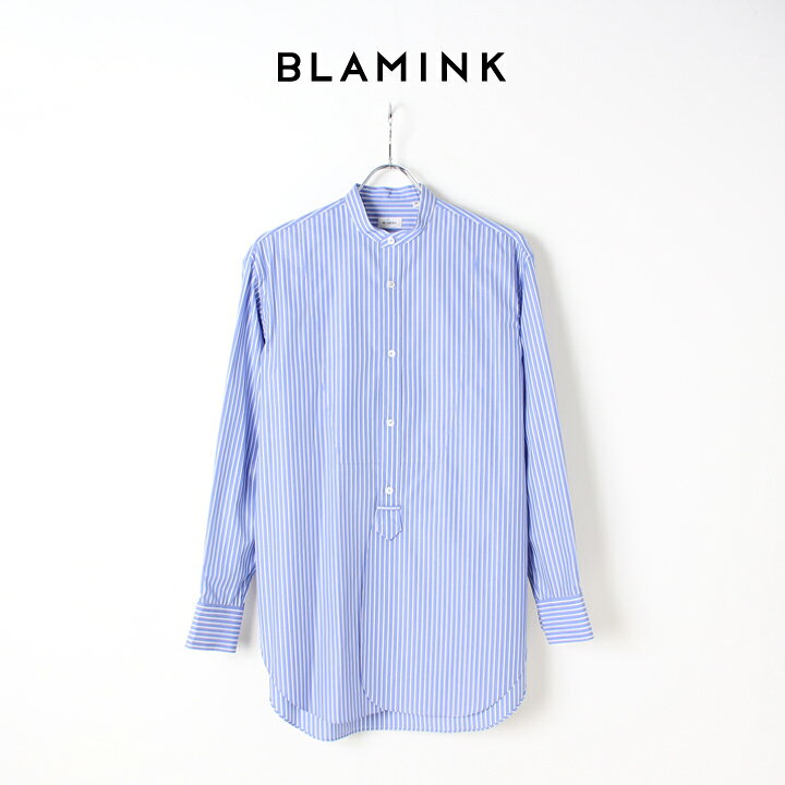 楽天市場】【50%OFF】BLAMINK ブラミンク ストライプバンドカラー 