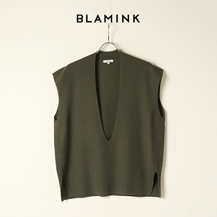 楽天市場】【50%OFF】BLAMINK ブラミンク カシミヤハイツイストVネック 