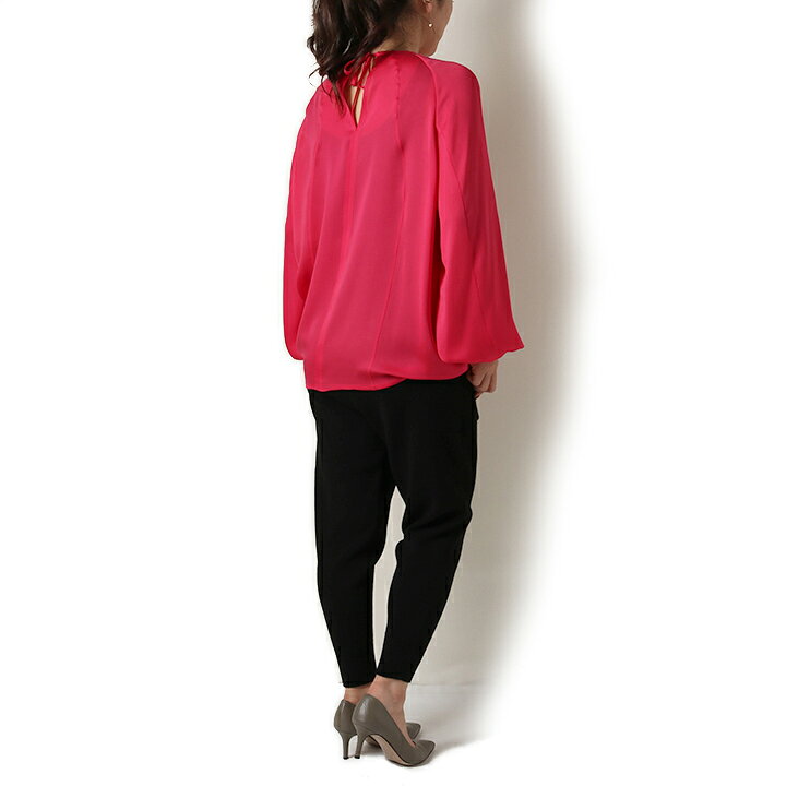 楽天市場】【50%OFF】BLAMINK ブラミンク シルクバックリボンロング 