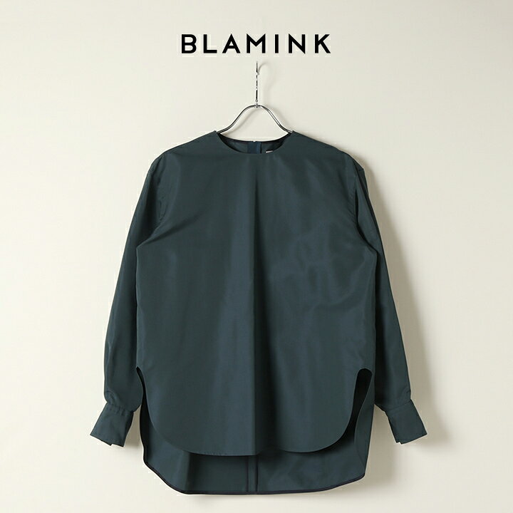楽天市場】【50%OFF】BLAMINK ブラミンク コットンシルクバックジップ  