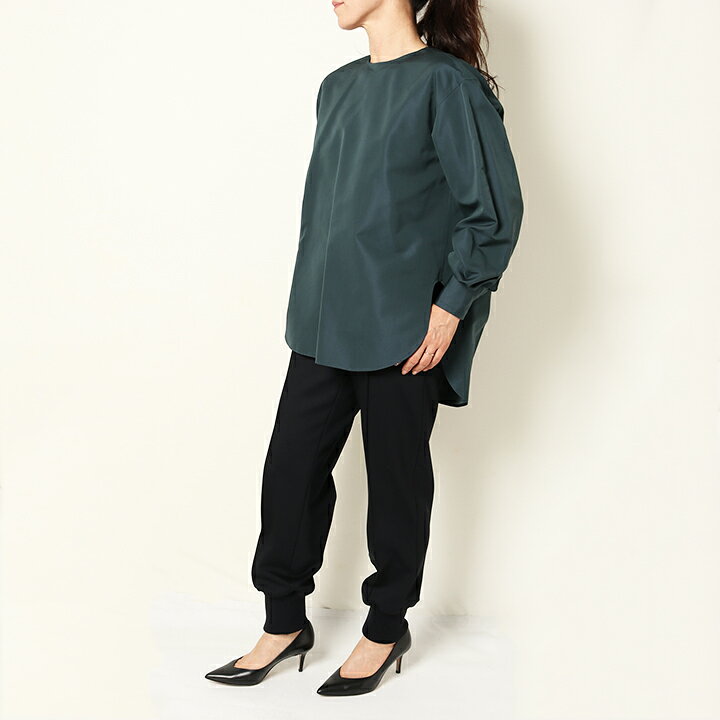 楽天市場】BLAMINK ブラミンク コットンシルクバックジップブラウス  