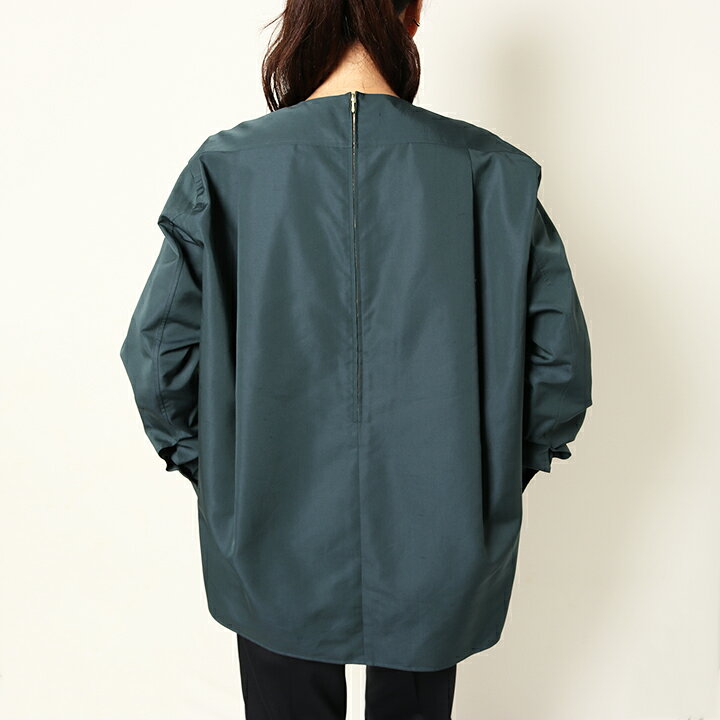 楽天市場】BLAMINK ブラミンク コットンシルクバックジップブラウス  