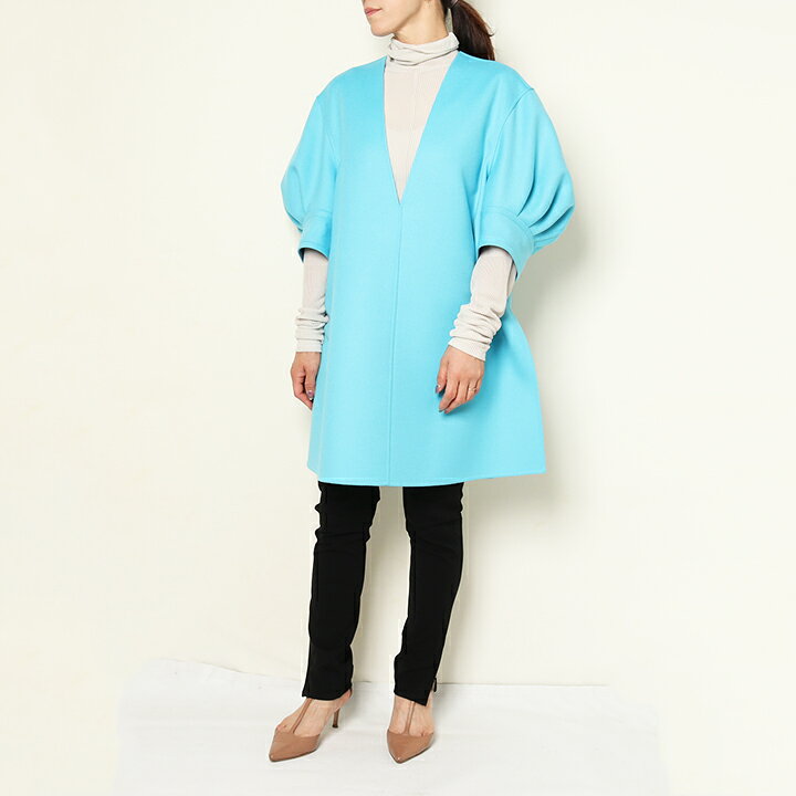 楽天市場】BLAMINK ブラミンク ウールカシミアVネック パフスリーブ  