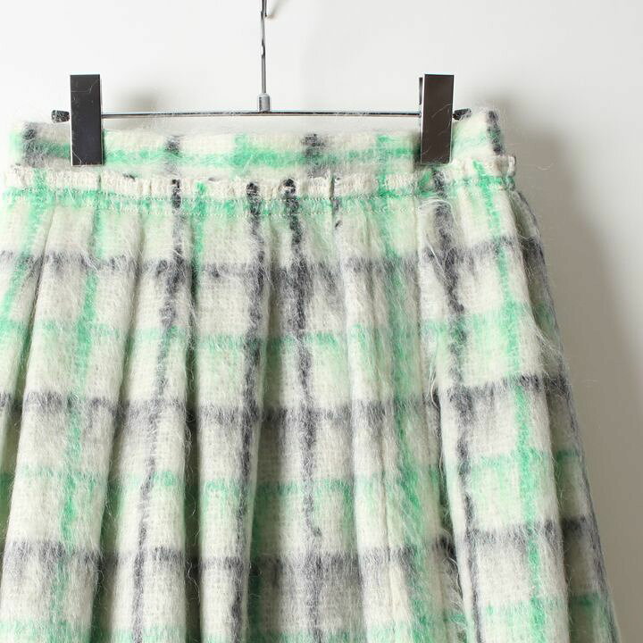 BLAMINK】ブラミンク プリーツスカート 36 ホワイト 