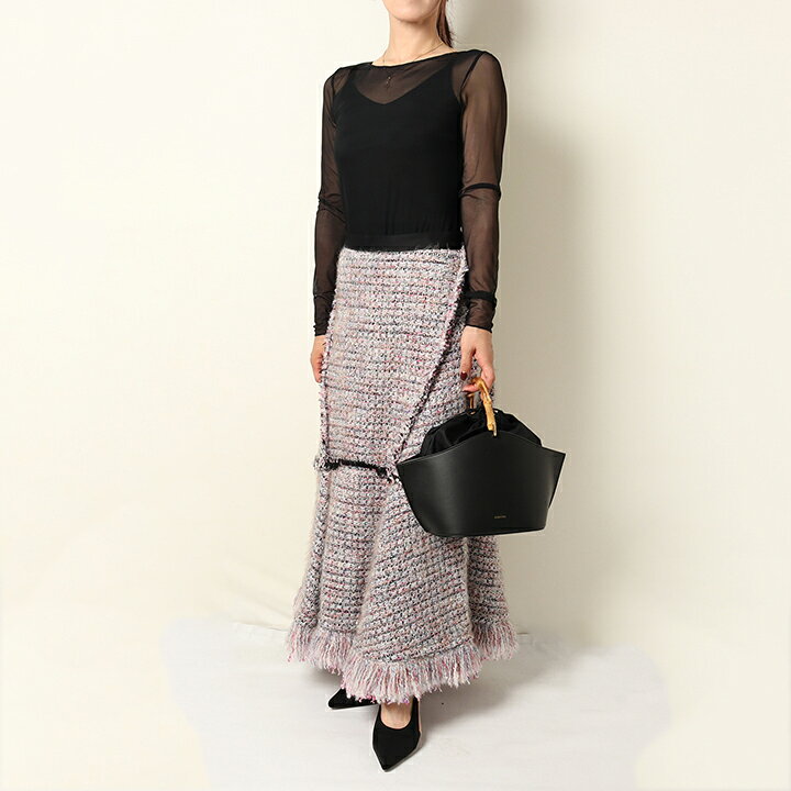 楽天市場】【40%OFFセール】BLAMINK ブラミンク ツイードフリンジ  