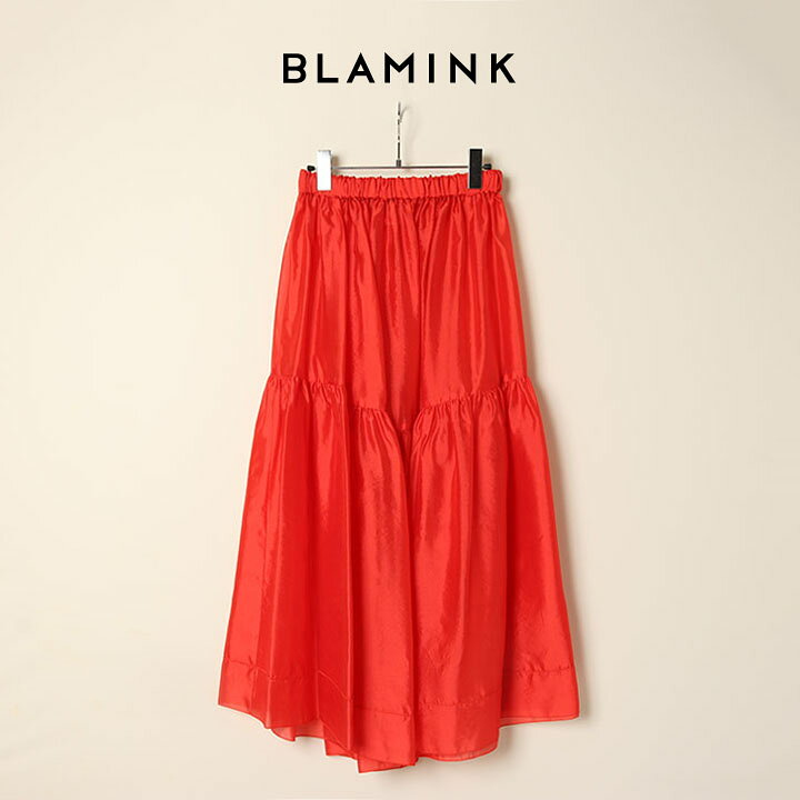 楽天市場】【30%OFFセール】BLAMINK ブラミンク FALL シルクギャザー  
