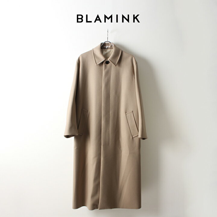 楽天市場】【50%OFF】BLAMINK ブラミンク ウールステンカラー ロング  
