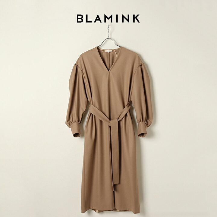 楽天市場】【50%OFF】BLAMINK ブラミンク ウールVネックロングスリーブ 