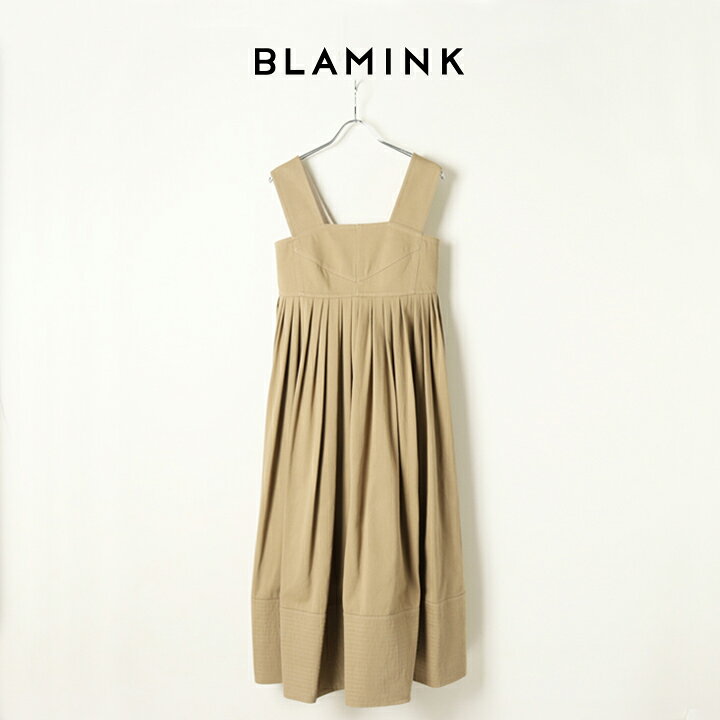 楽天市場】【50%OFF】BLAMINK ブラミンク コットンストラップタック 