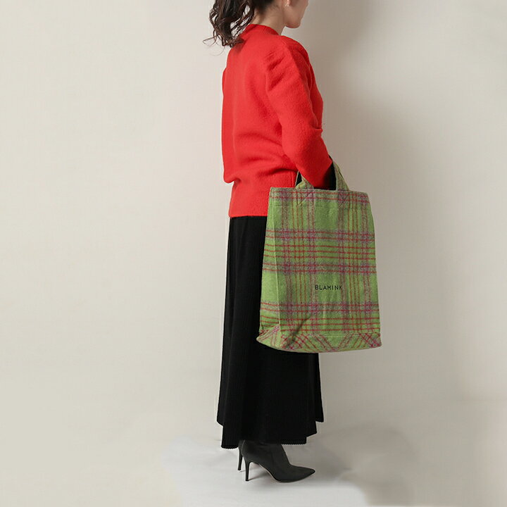 楽天市場】【50%OFF】BLAMINK ブラミンク アルパカウールチェック  