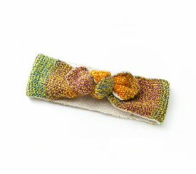 joujou ジュジュ GRADATION KNIT TURBAN-YELLOW-{-ACA}