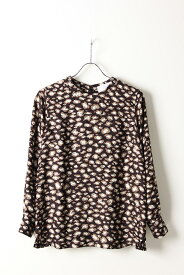 Kaon カオン ANIMAL PRINT BACK PLETTS TOPS{-AIS}