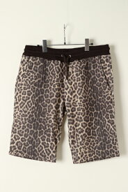 1piu1uguale3 ウノピゥウノウグァーレトレ ORIGINAL SPORTS SWEAT LEOPARD EXOTIC SHORTS{MPR079-PCT004-29-AES}