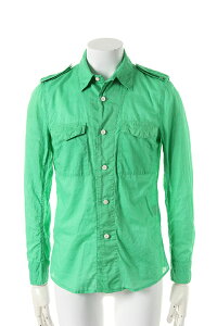 ��50%OFF�A�E�g���b�g�Z�[��41,800�~��20,900�~�� 1piu1uguale3 �E�m�s�D�E�m�E�O�@�[���g�� GIZA GAUZE ARMY SUMMER SHIRTS L/S{MRS035-COT101-64-AES}